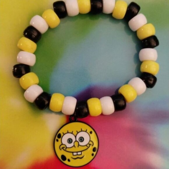 SpongeBob SquarePants Patrick Star and Squidward Charm Kandi Bracelets - Picture 4 of 11